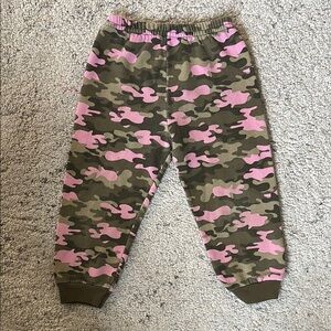 Garanimals Pink and Green Camouflage Sweatpants Size 24m